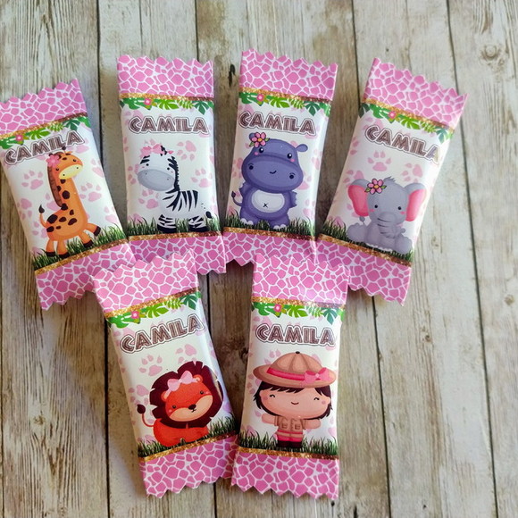 Balinha Personalizada Safari Menina