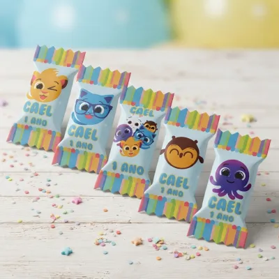 Balinhas Personalizadas Bolofofos (100 balinhas)