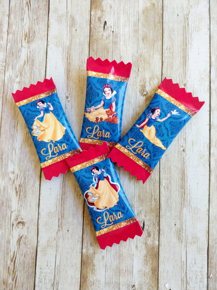 Balinhas Personalizadas Branca de Neve (100 balinhas)