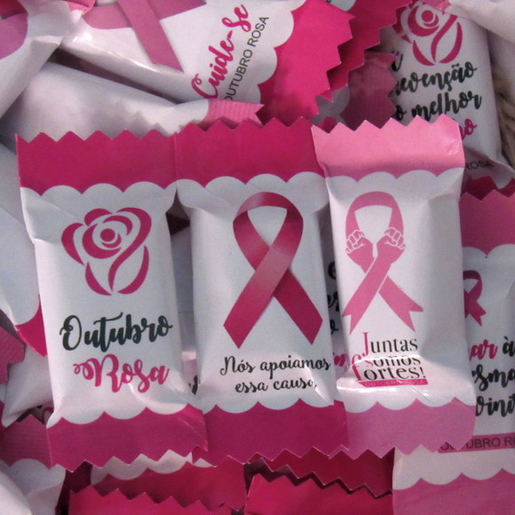 Balinhas Personalizadas Brinde Outubro Rosa - Imagem 2