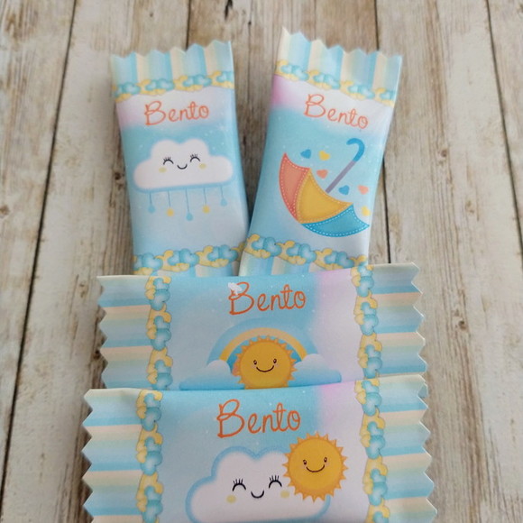 Balinhas Personalizadas Chuva de Bênçãos(100 balinhas)
