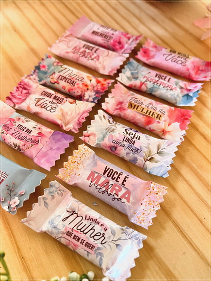 Balinhas Personalizadas Dia da Mulher (100 balinhas)