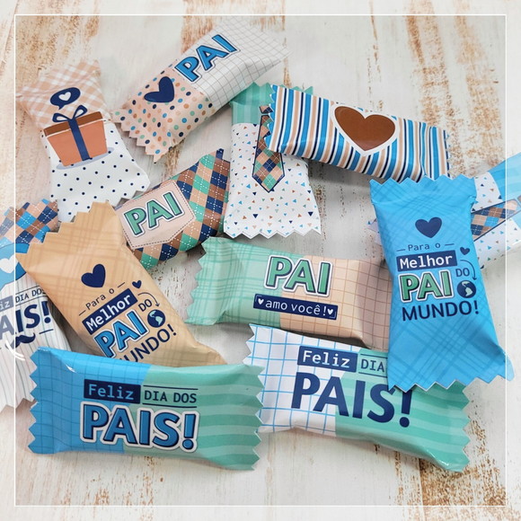 Balinhas Personalizadas Dia dos Pais (100 balinhas)