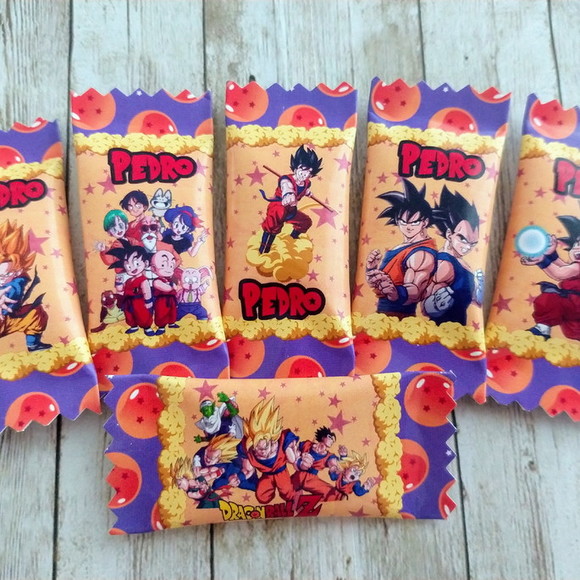 Balinhas Personalizadas Dragon Ball (100 balinhas)