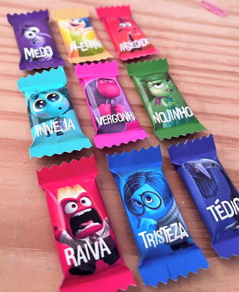 Balinhas Personalizadas Emoções Divertidamente - Imagem 2