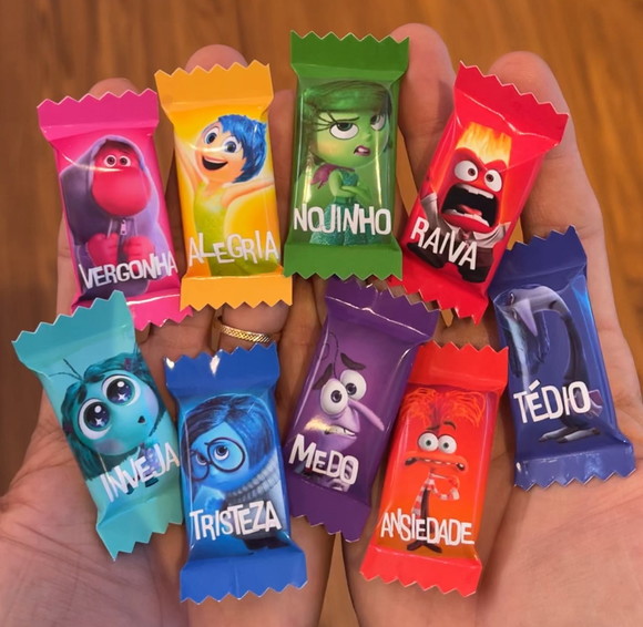 Balinhas Personalizadas Emoções Divertidamente