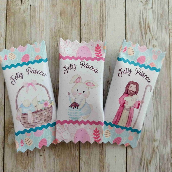 Balinhas Personalizadas Páscoa (100 balinhas)