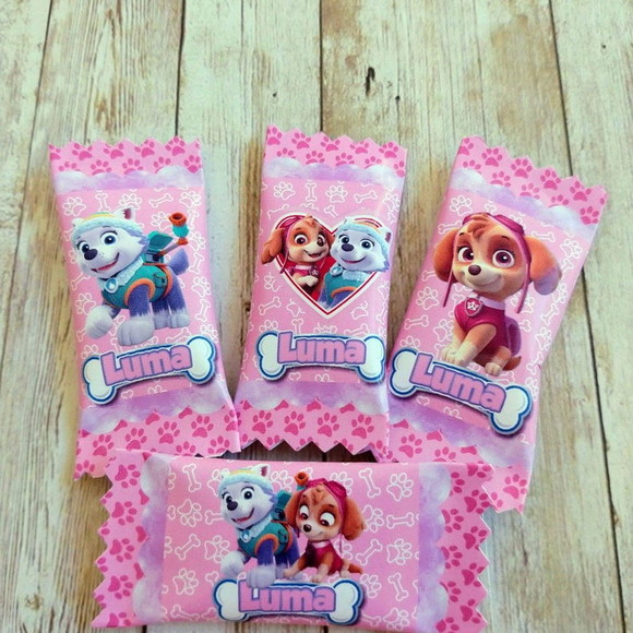Balinhas Personalizadas Patrulha Canina (100 balinhas)