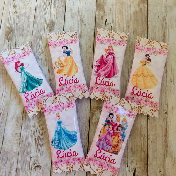 Balinhas Personalizadas Princesa Disney (100 balinhas) - Imagem 1