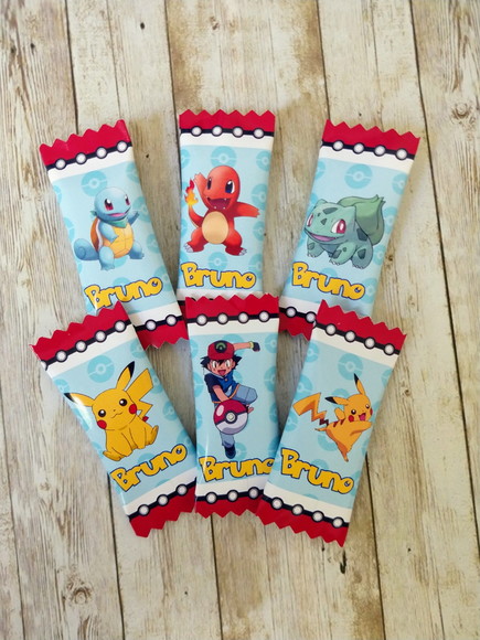 Balinhas Personalizadas Tema Pokémon