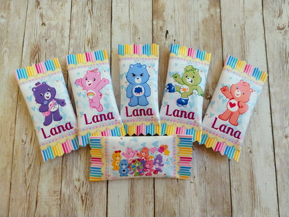 Balinhas Personalizadas Ursinhos Carinhosos (100 balinhas)