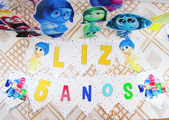 Bandeirolas Personalizadas Divertidamente - Imagem 3