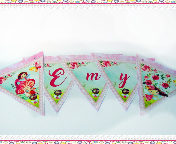 Bandeirolas Personalizadas Fadinha