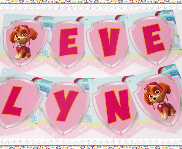 Bandeirolas Personalizadas Skye - Imagem 1