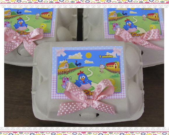Caixinha de Ovos Galinha Pintadinha Candy