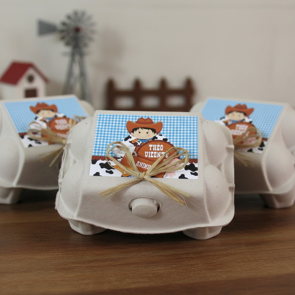 Caixinha de Ovos Personalizada Fazendeiro - Imagem 3