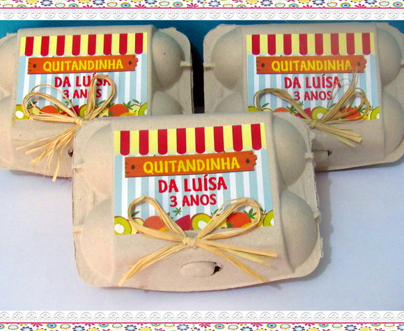 Caixinha de Ovos Personalizada Quitandinha - Imagem 2