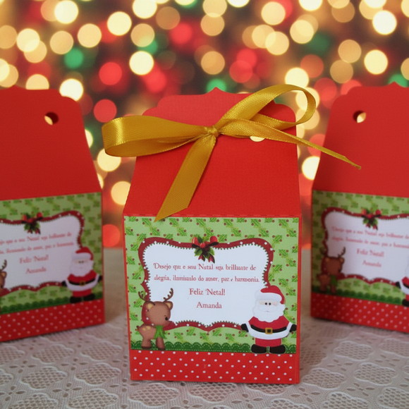 Caixinha Modelo Suspiro Natal