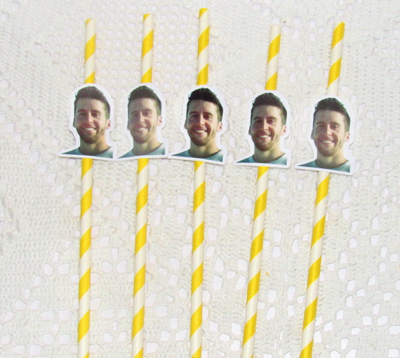 Canudo de Papel Personalizado com Foto