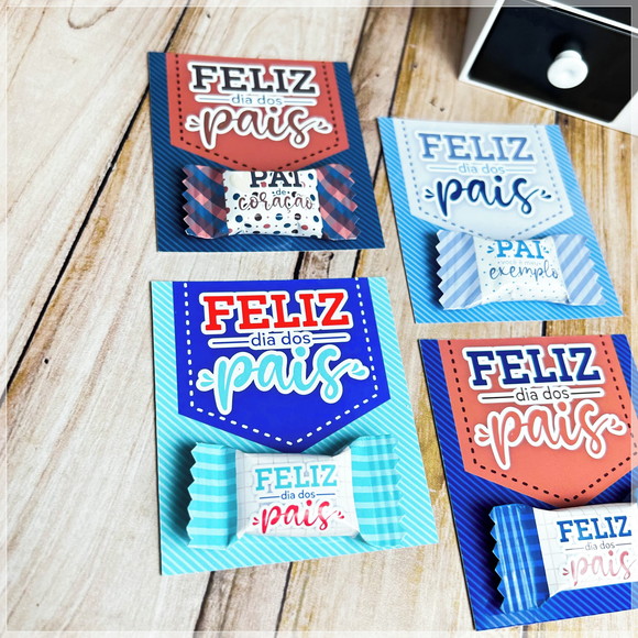 Card com Balinha Personalizada Dia dos Pais - Imagem 4