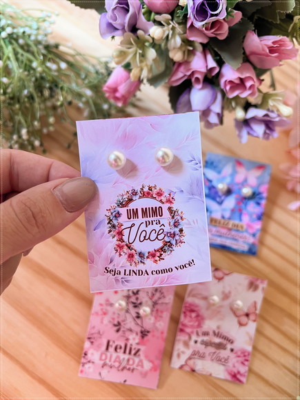 Card com Brinco Lembrancinha Dia da Mulher - Imagem 3