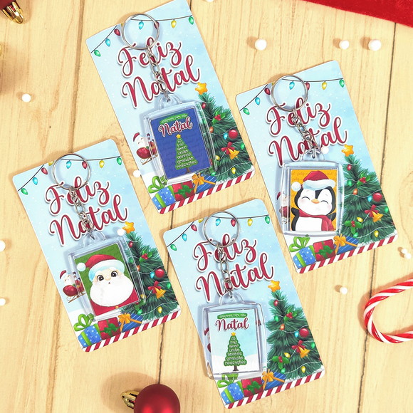 Card com Chaveiro Personalizado Natal - Imagem 2