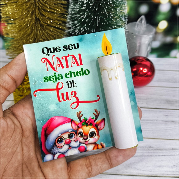 Card com Chocolate Baton Natal - Imagem 2