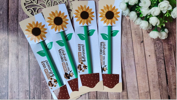 Card com Lápis Personalizado Setembro Amarelo