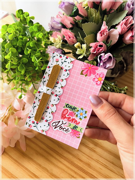 Card com Mini Lixa - Brinde Clientes - Imagem 3