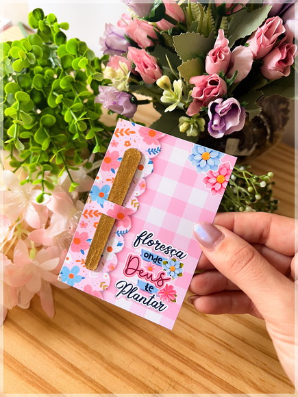 Card com Mini Lixa - Brinde Clientes - Imagem 2
