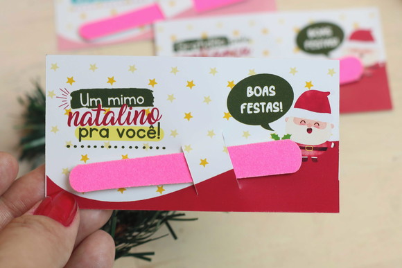 Card com Mini Lixa - Brinde Natal - Imagem 5