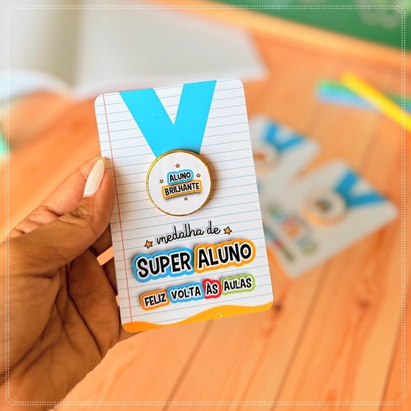 Card com Moeda de Chocolate Volta às Aulas - Imagem 3