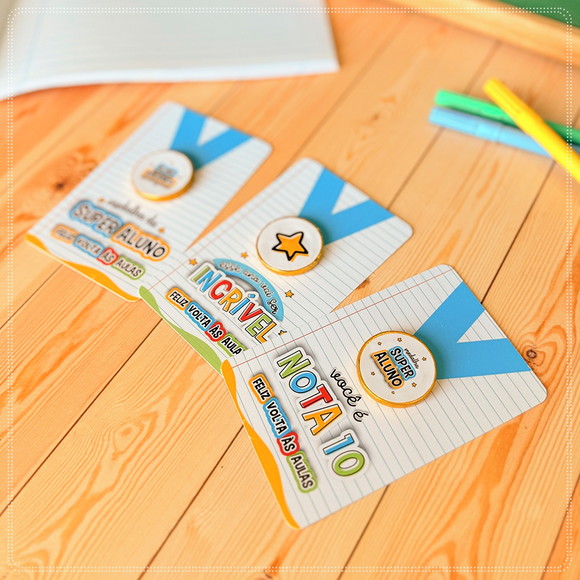 Card com Moeda de Chocolate Volta às Aulas - Imagem 2