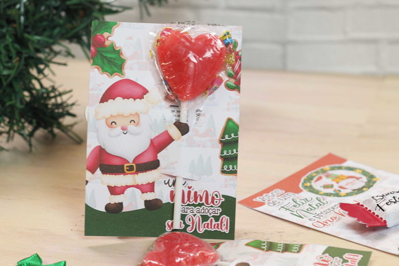 Card com Pirulito Natal - Imagem 2