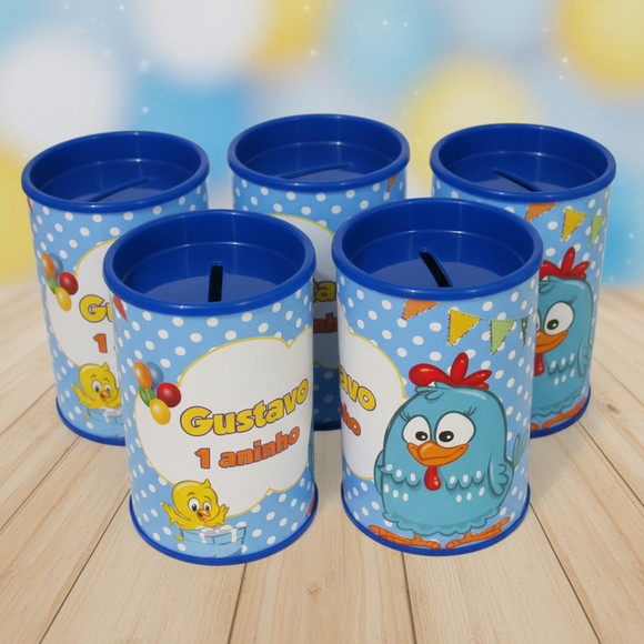 Cofrinho Personalizado Galinha Pintadinha - Imagem 3