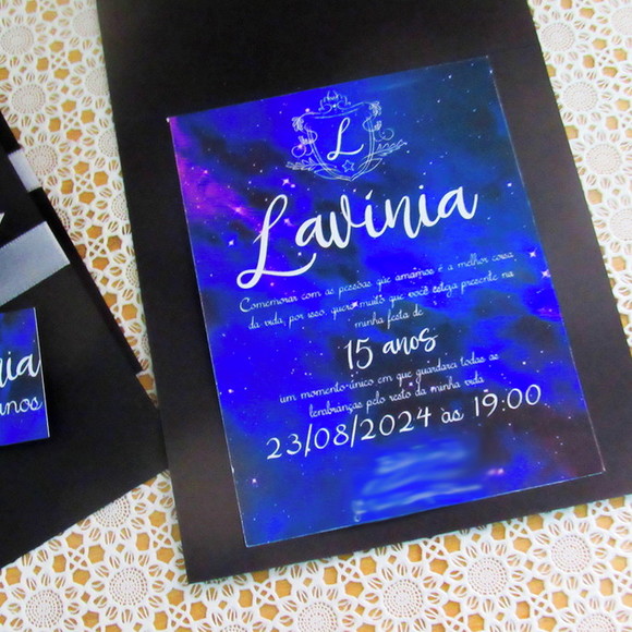 Convite 15 Anos Galáxia - Imagem 3
