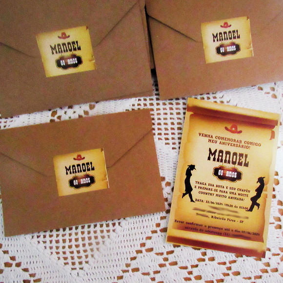 Convite Personalizado Festa Country - Imagem 3