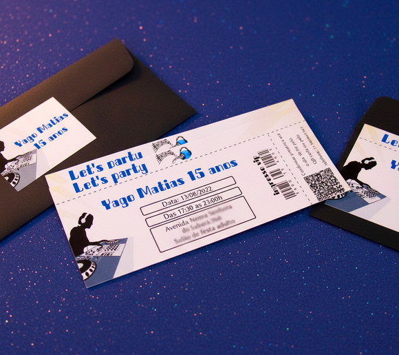 Convite Personalizado Ingresso Balada - Imagem 4