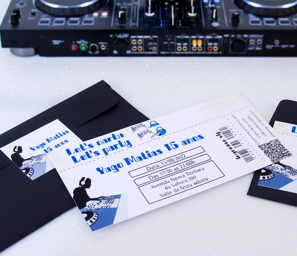 Convite Personalizado Ingresso Balada - Imagem 3