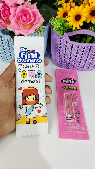 Envelope com Bala Fini Brinde Cristão - Imagem 3