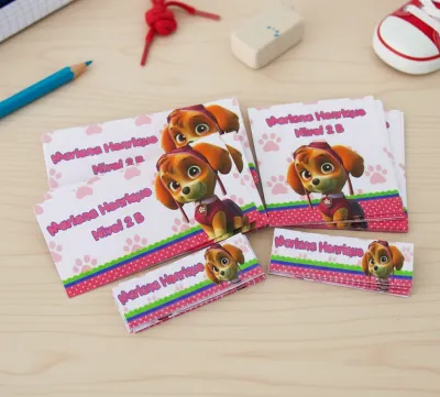 Etiquetas Escolares Personalizadas Skye