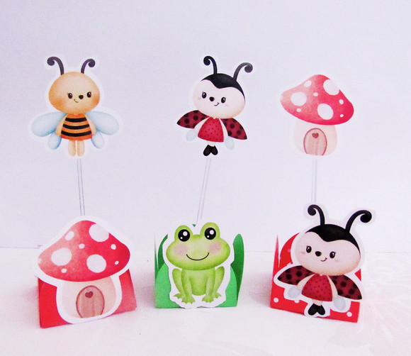 Forminha + Topper para Docinhos Jardim Encantado - Imagem 2