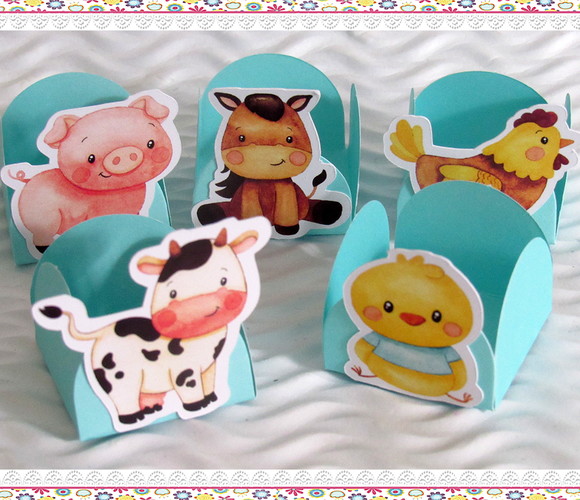 Forminha para Docinhos Bichinhos da Fazenda (50 unidades) - Imagem 2