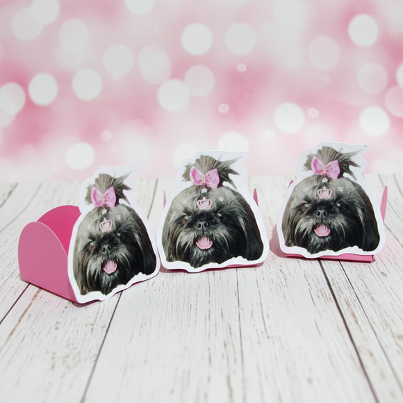 Forminha para Docinhos Carinha de Festa Pet Cachorrinha - Imagem 2