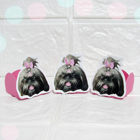 Forminha para Docinhos Carinha de Festa Pet Cachorrinha - Imagem 3
