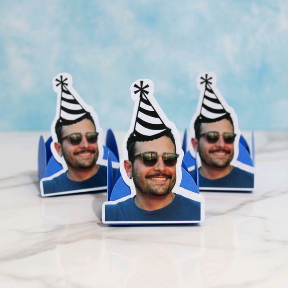 Forminha para Docinhos com Foto Carinha de Festa