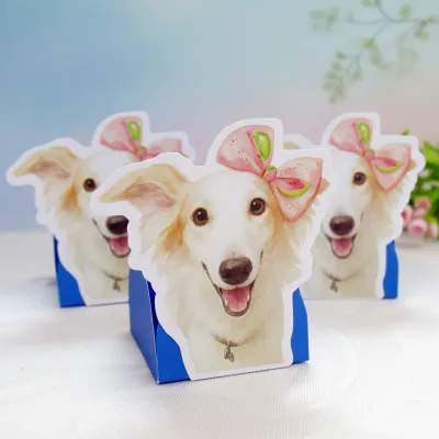 Forminha para Docinhos Personalizada Cachorrinho  ( 50 unidades)