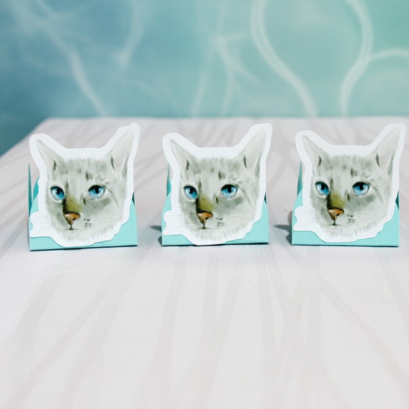 Forminha para Docinhos Personalizada Gatinho - Imagem 3