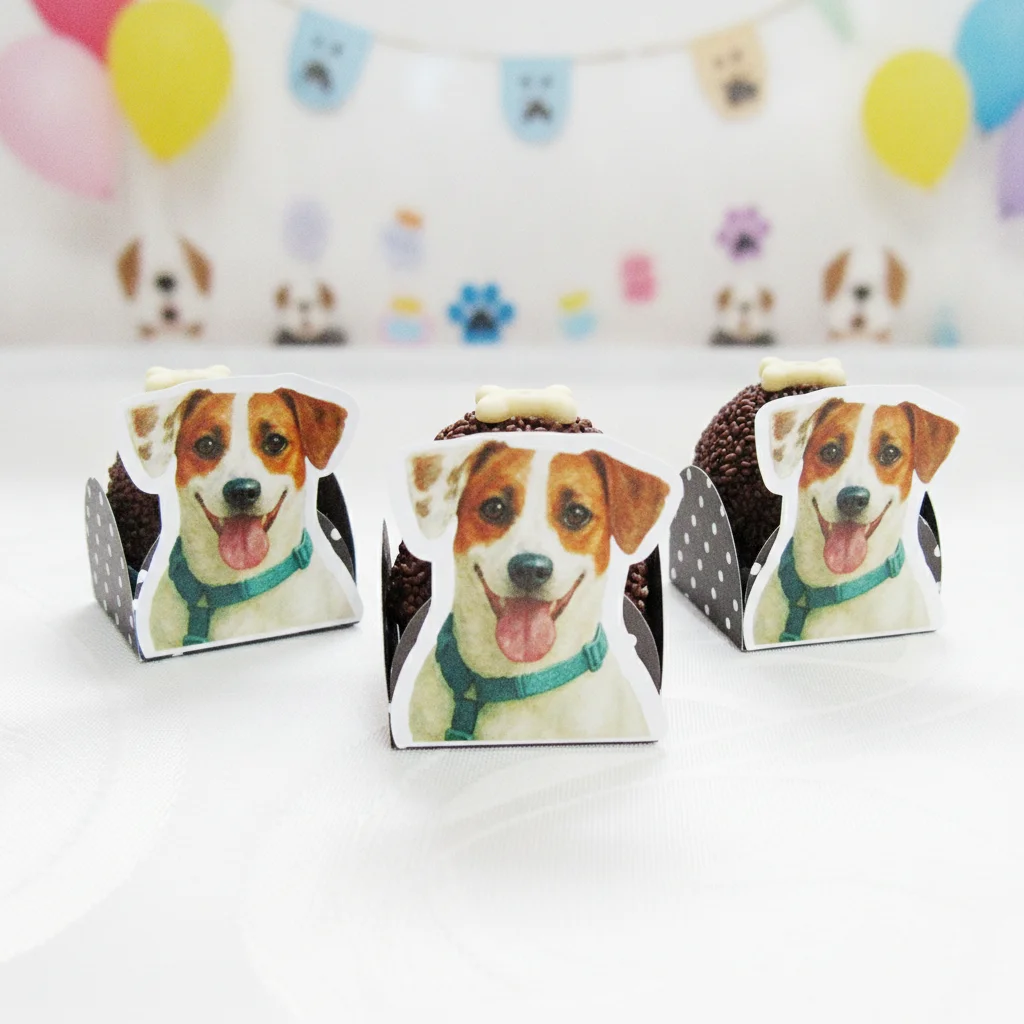 Forminha para Docinhos Personalizada Pet ( 50 unidades) - Imagem 2
