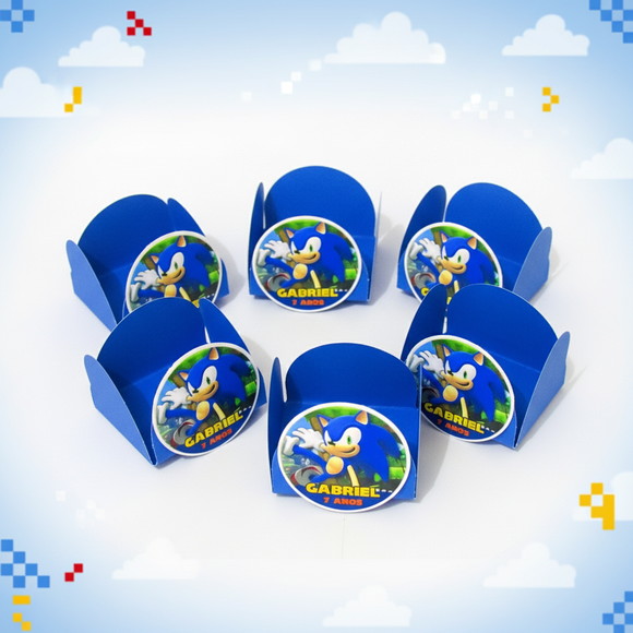 Forminha para Docinhos Personalizada Sonic - Imagem 2